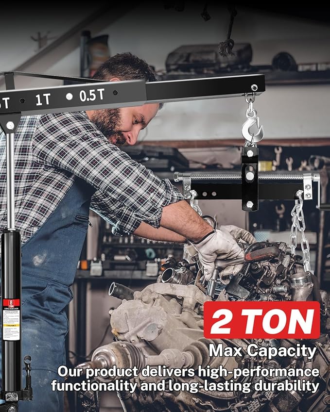 2-Ton Folding Engine Hoist - Image 2