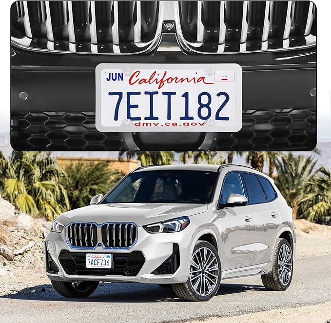 LivTee 4 Holes Stainless Steel License Plate Frames, Automotive Exterior - Image 2