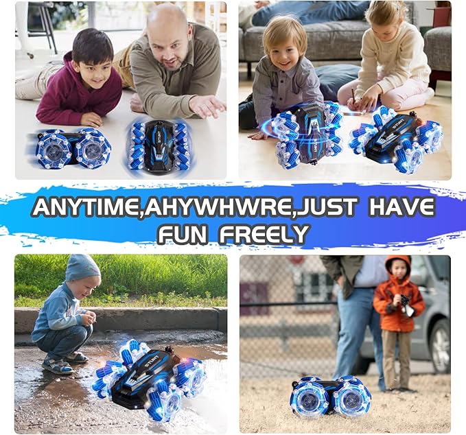 Remote Control Car, 2.4 Ghz 4WD Gesture Sensing RC Stunt Car, Double Sided 360° - Image 7