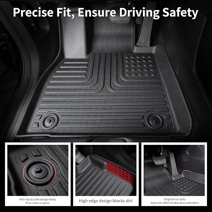 Wayhigh-All Weather Floor Mats and Cargo Liners Set - Image 2