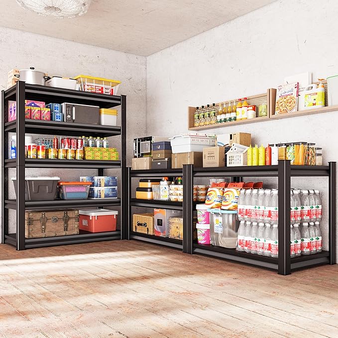 2750LBS Garage Storage Shelves Heavy Duty, 5-Tier Garage Shelving Heavy Duty - Image 2