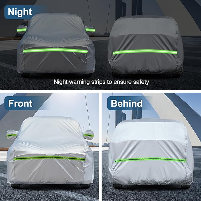AUQDD 6-Layers Premium MPV Car Cover Waterproof All Weather Weatherproof UV Sun - Image 7