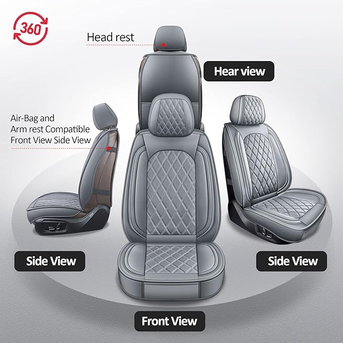 MIROZO 2PCS Ram Seat Cover, Front Seat Covers - Image 5