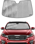 Windshield Sun Shade for Kia Sorento 2016-2020, Front Window Sunshade Shield by Pigenius
