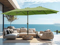 PHI VILLA 15ft Large Patio Umbrellas by PHIVILLAThepioneerofcomfortablehouseholdsupplies