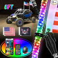 Nilight 2PCS 6FT RGB LED Whip Light by Nilight