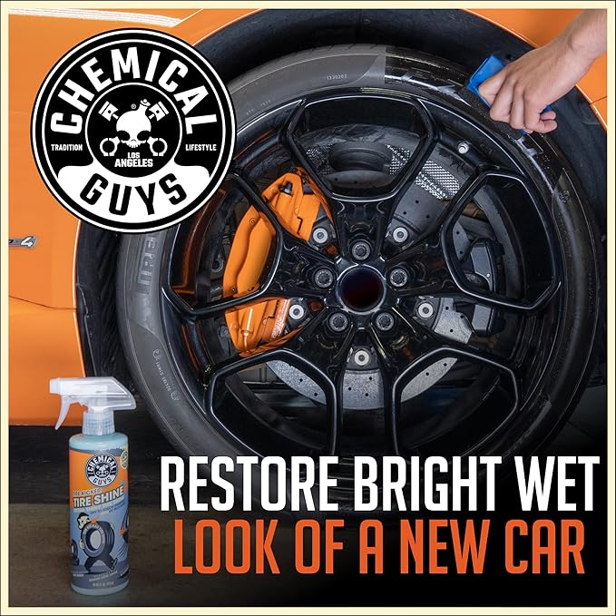 Chemical Guys Tire Kicker Sprayable Extra Glossy Tire Shine Safe - Image 5