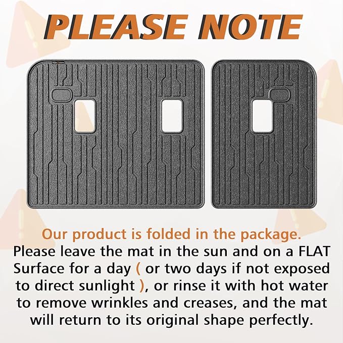 TripleAliners Backrest Mats All Weather Liners Compatible - Image 3