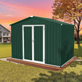 8 x 6 FT Outdoor Storage Metal Shed, Bike Garden Tool Shed by Unknown