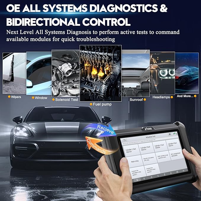 XTOOL D7W Wireless OBD2 Scanner Diagnostic Tool 2025 Upgraded Ver. of D7 - Image 4