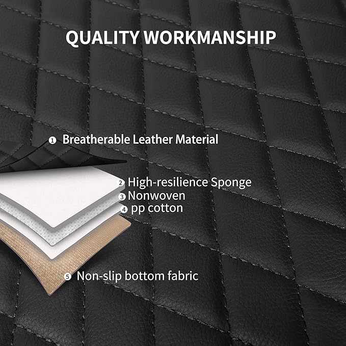Car Seat Covers, Breathable and Waterproof Seat Covers, Luxury PU Universal Fit - Image 7