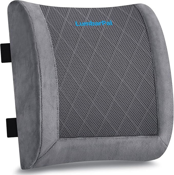 Lumbar Support Pillow for Office Chair Back Support Lumbar Pillow for Car by TushGuard