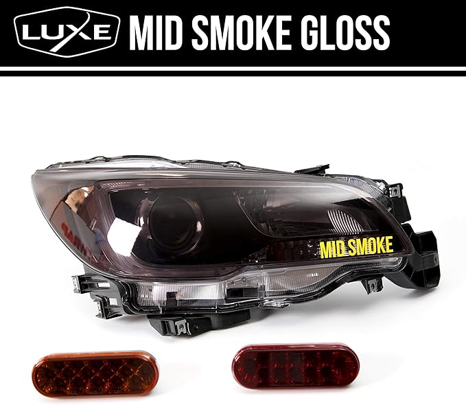 Luxe LightWrap Mid Smoke Gloss Universal Headlight Tail Light Tint Kit - Image 3