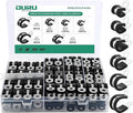 56PCS Cable Clamps Assortment Kit, 6 Sizes—1/4" 5/16" 3/8" 1/2" 5/8" 3/4" by OURU