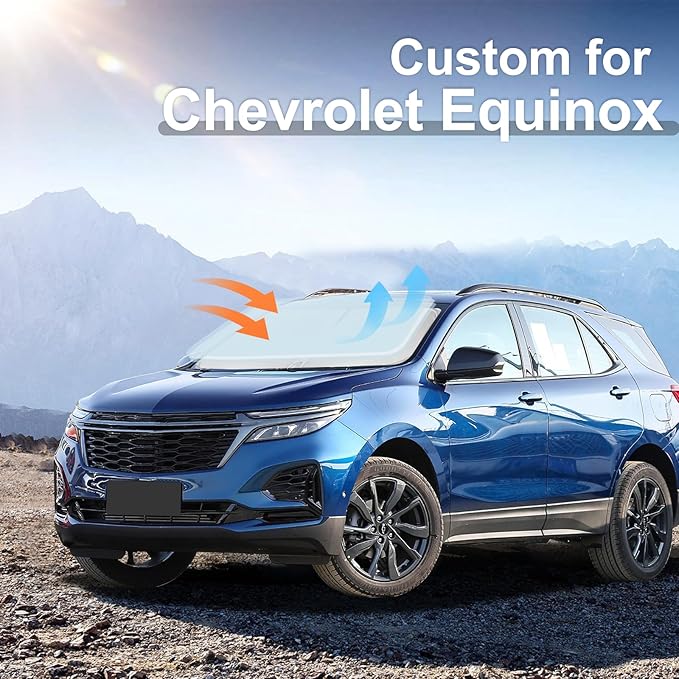 for Chevrolet Equinox 2018-2023 2024 2025 Sun Shade Sunshade Windshield Cover - Image 2