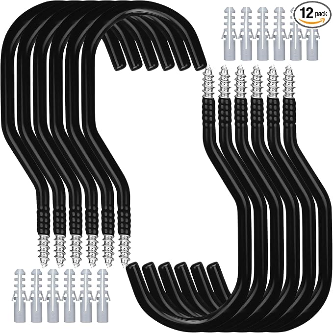 HORUSDY 12 Pack Heavy Duty Bike Hooks by HORUSDY