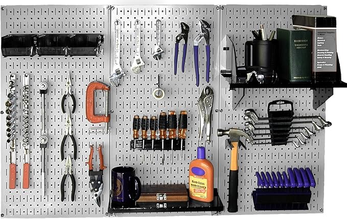 Wall Control Metal Pegboard and Accessory Kit - Image 2