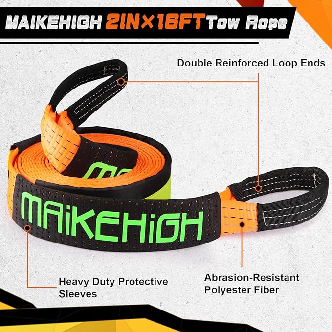 MAIKEHIGH Tow Strap Heavy Duty - Image 3