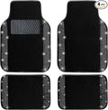 NBTEPEM Black Bling Car Floor Mats Full Set, Universal Fit Most Cars by NBTEPEM