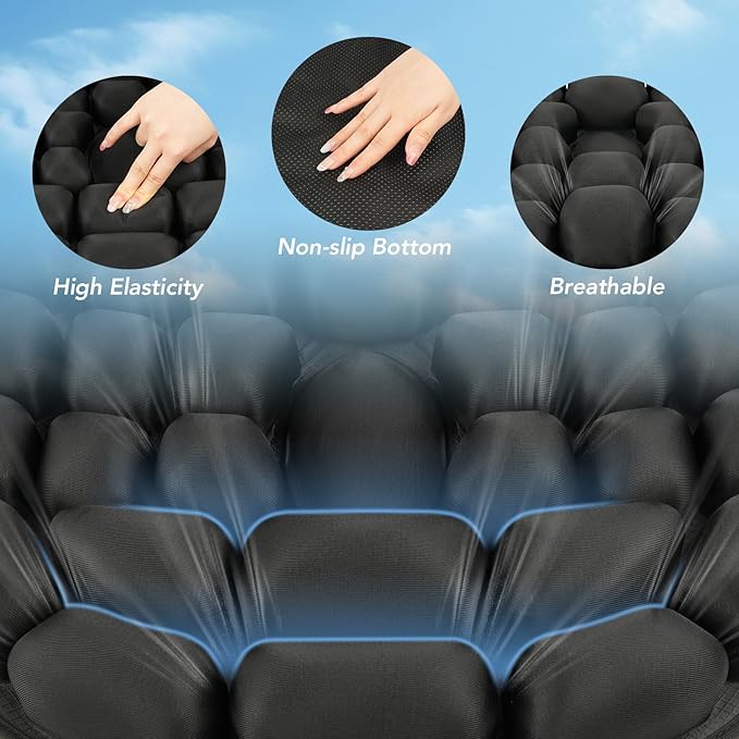 Travel Seat Cushion, 3D Air Inflatable Pressure Relief Cushion - Image 5
