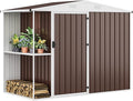 DWVO Outdoor Storage Shed 8x4FT by DWVO