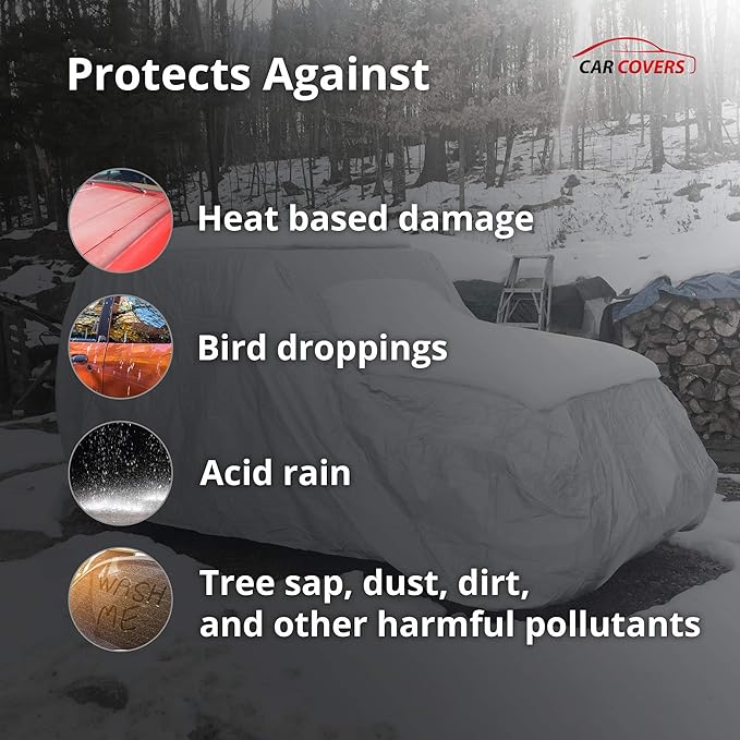 Car Covers Weatherproof Max Truck Cover & Warranty Compatible - Image 3