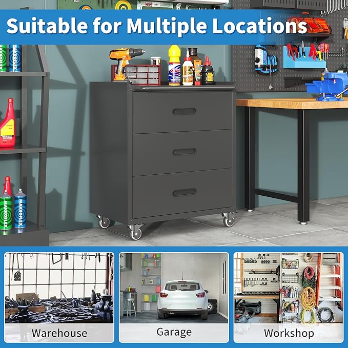 Metal Garage Storage Cabinet - Image 6