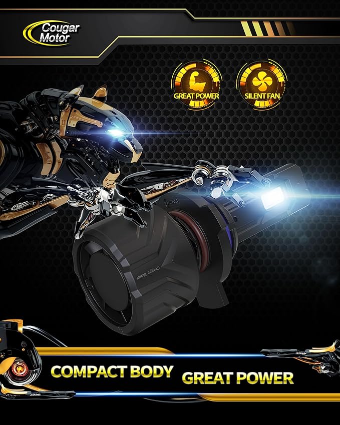 Cougar Motor 9012 Bulbs, HIR2 Fog Lights 6500K White Non-Polarity 9012 Fog Bulb - Image 7