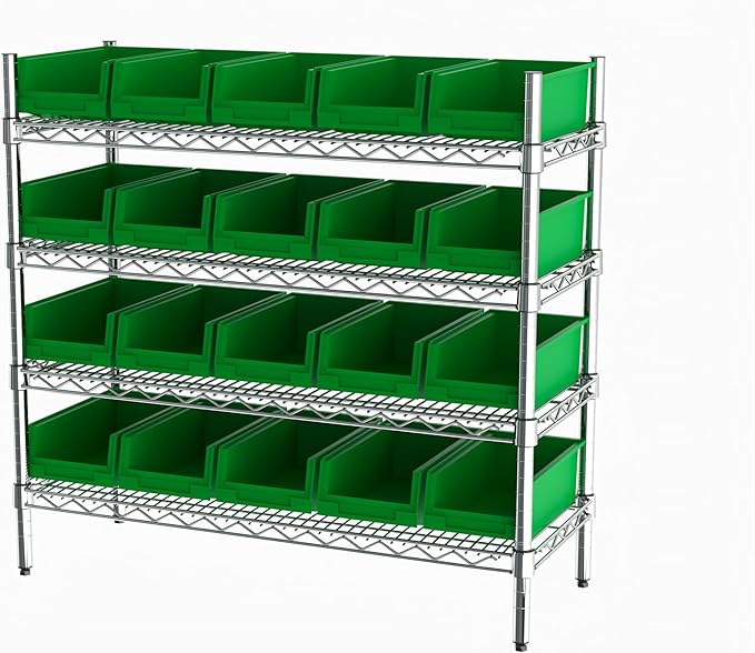 Hudson Exchange 36x14x33, Industrial Wire Shelving Unit by HudsonExchange