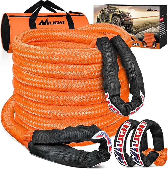 Nilight Kinetic Recovery Tow Rope Kit by Nilight
