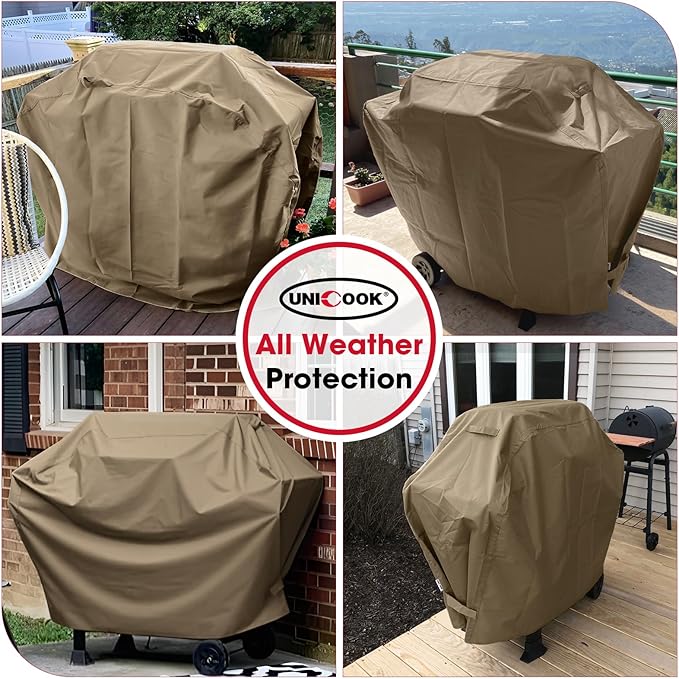 Unicook Grill Cover 60 Inch, Heavy Duty Waterproof Gas Grill Cover - Image 7