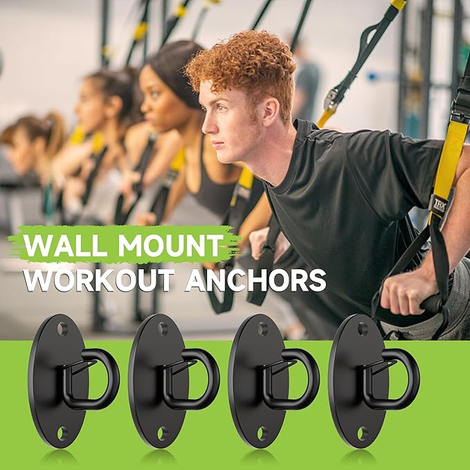 Resistance Band Wall Anchors System, Wall Mount Workout Anchors - Image 5