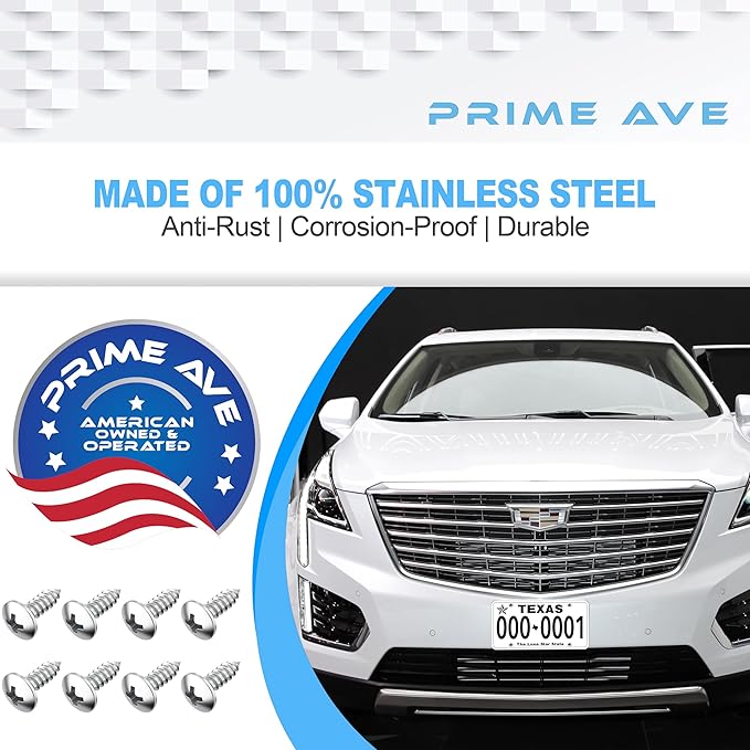 Stainless Steel License Plate Screws - Image 6