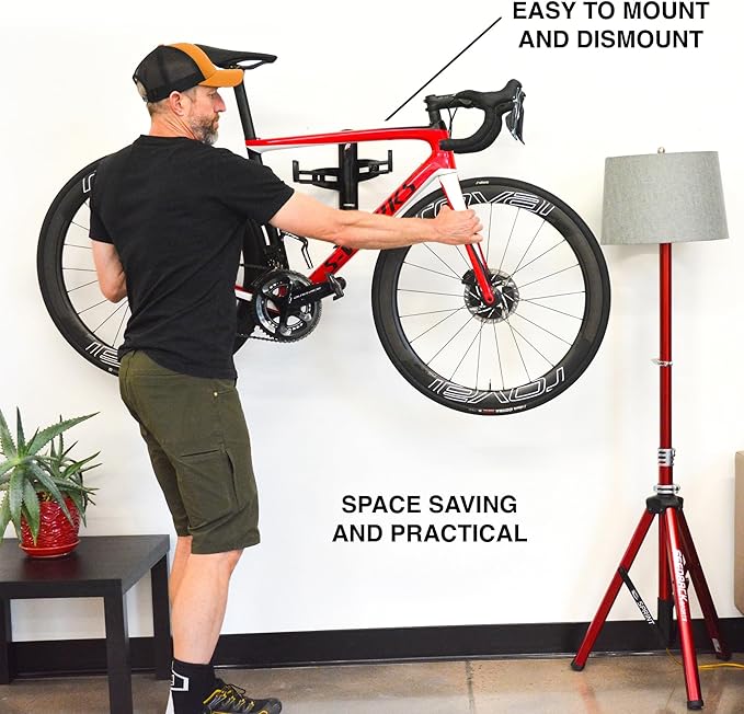 FEEDBACK SPORTS | Velo Wall Rack 2D Bike Storage | Bicycle Hangar Mount - Image 5