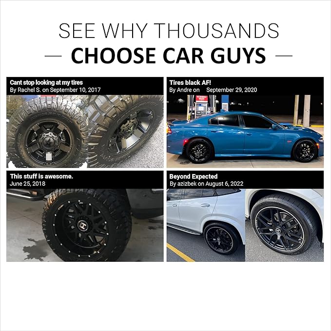 CAR GUYS Tire Shine Spray | The Perfect Shine | Durable and User Friendly Tire - Image 6