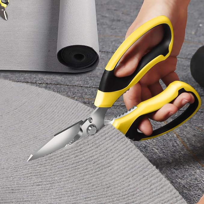 Utility Scissors Heavy Duty: sharp Scissors All Purpose heavy duty, Easy - Image 3