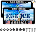 Car Plate Frame for Men Black and White License Plate Frames for Women God by Unknown