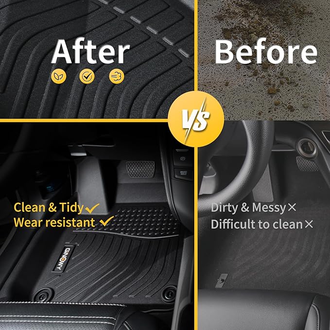 GINOWY-Floor Mats with Cargo Liner Full Set Custom - Image 4