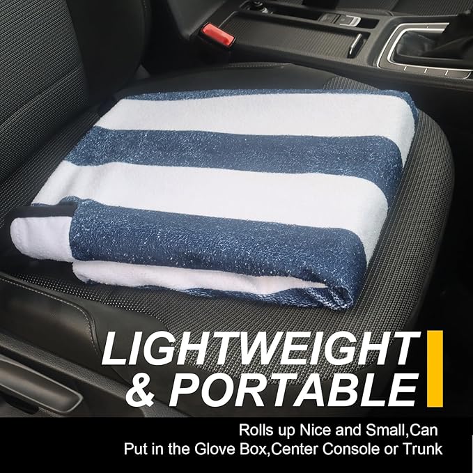 Back Seat Cover for Car Trucks Van SUV, Waterproof Rear Bench Towel Seat Covers - Image 8