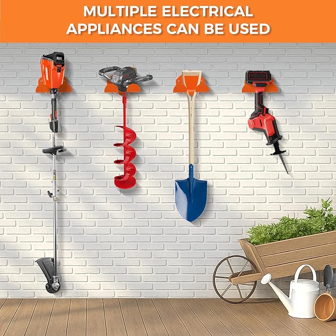 Weedeater Rack, 1 Pack Weed Eater Hanger, Weed Eater Rack - Image 6