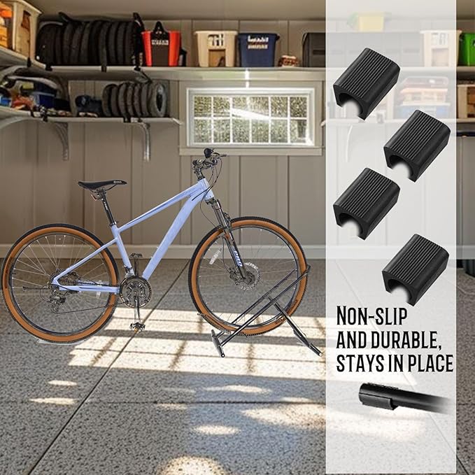 Folding Bike Floor Stand Rack, Portable Bicycle Parking Rack Storage - Image 6