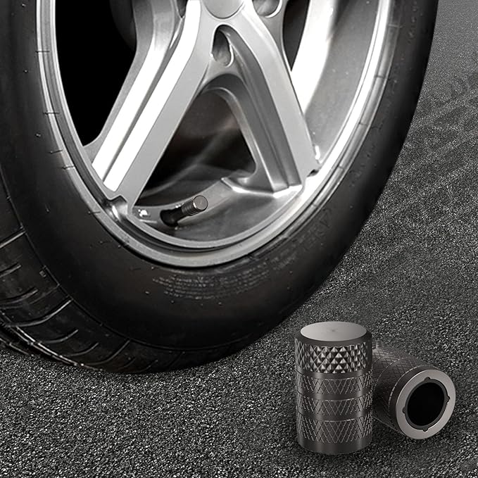 CKAuto Tire Valve Stem Caps, Anodized Aluminum Tire Valve Cap Set, Corrosion - Image 6