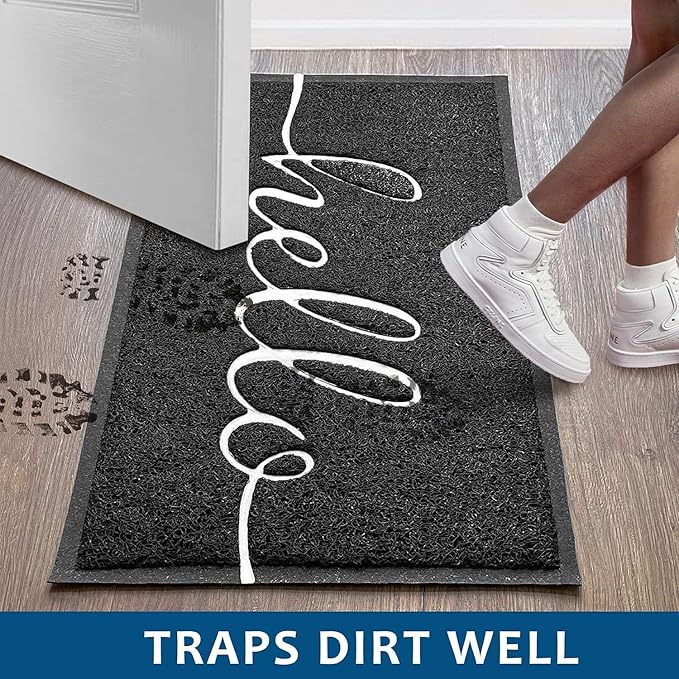 EARTHALL Funny Hello Mats Outside/Inside 59"x35", Front Door Mat Outdoor - Image 4