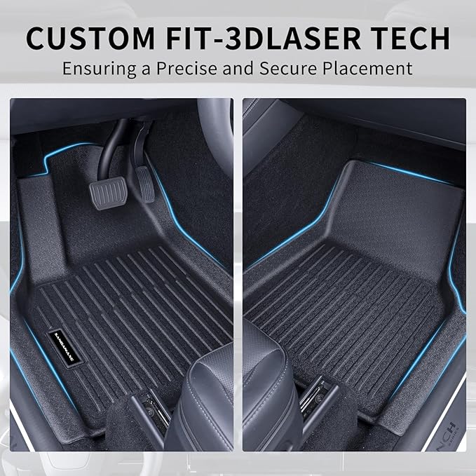 Floor Mats for Tesla Model Y Juniper 2025 2026 | All-Weather TPE Liners 7-Piece - Image 4