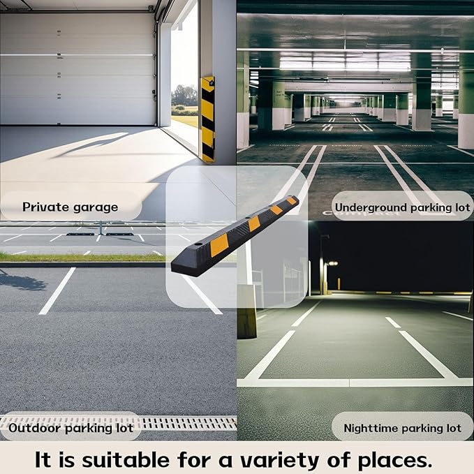 Heavy-Duty Parking Curb Wheel Stop - Image 7