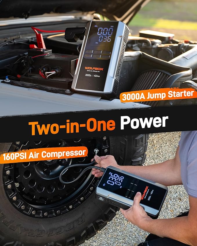 WOLFBOX 3000A Jump Starter - Image 2