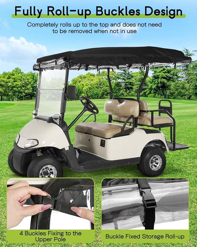 Golf Cart Enclosure 4 Passenger - Image 3