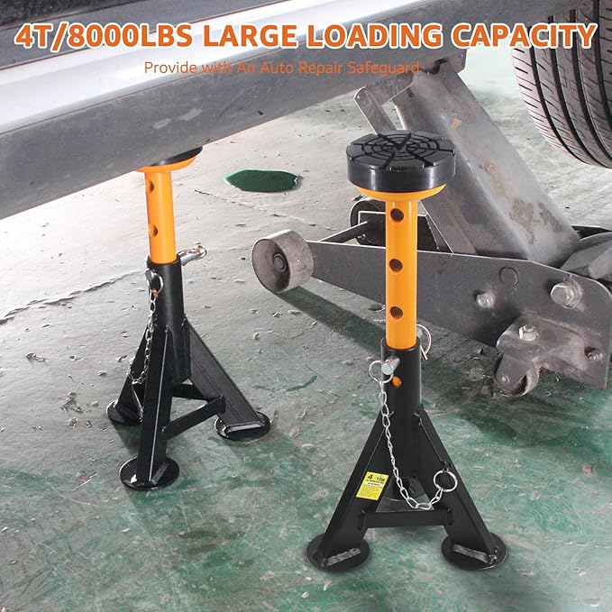 BESTOOL Heavy Duty Jack Stand，Low Profile Car Jack Stand - Image 6
