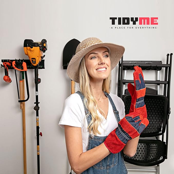Garage Tool Organizer Wall Mount | 48-Inch Garage Wall Organizer & Folding - Image 6