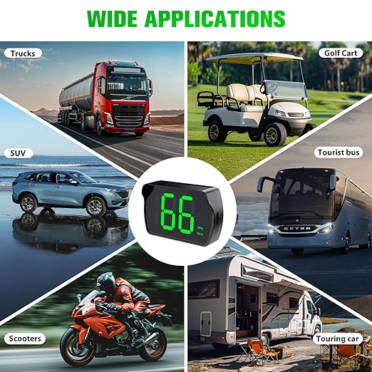 GPS Digital Speedometer for Car MPH, Universal HUD Speed Meter - Image 3